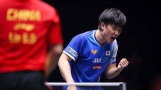 「USスマッシュ」で準Vの張本智和が日本勢トップの4位　松島輝空が20位、戸上隼輔が27位｜卓球男子世界ランキング（2025年第29週）