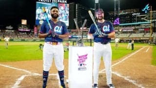 ホームランダービー決勝でまさかの“ホームランキャッチ”　優勝カル・ローリーのマリナーズはXで「team player」と愛のイジり