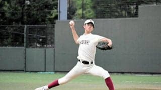 投げきった白石のエース平間　「野球に出会わせてくれた」父に感謝