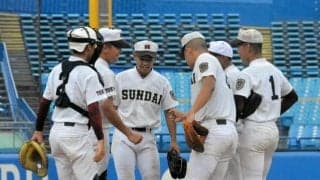 第3シードの駿台学園が初戦敗退　佐藤翔音主将「やりきった」