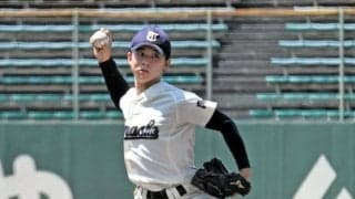 直前にけが、でも「やってやる」　完封に決勝打　玉島商・寺内投手