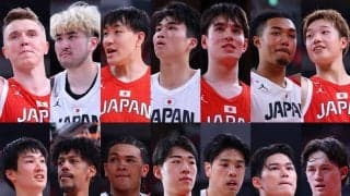 バスケ日本代表がデンマーク戦の招集メンバー14名発表…韓国遠征参加のテーブス流河と佐土原遼が外れる