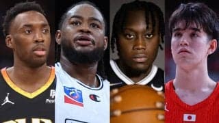 【7月16日の契約情報】NBAドラフト1巡目3名が襲来…期待の若手代表フォワードがBリーグ入り