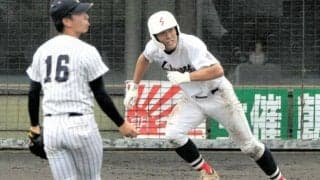 シード校を相手に打撃で粘り強さを見せる　白根の大木翔馬選手