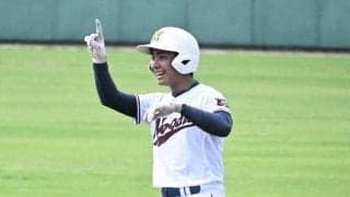 「まだ終わってない」仲間と声をかけあい出塁　直方・太田翔斗選手