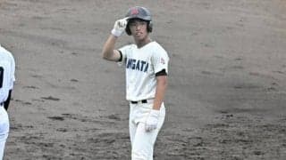 「勉強も野球も全力だった3年間」適時打を放った新潟・武田知也主将