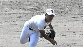 最後の球、自分らしく投げきった　八女・吉門投手「逃げずに直球」