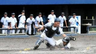 打倒シード校、九回粘りの同点打　吉田・宮下捕手「打つしかない」