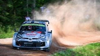 WRCエストニア：シェイクダウンはトヨタのロバンペラがトップ、勝田は0.9秒差の2番手タイム