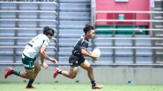 [ラグビー] 坂本が先発出場も、無念の負傷交代／なの花薬局ジャパンセブンズ2025