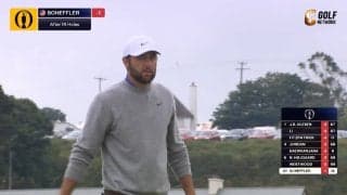 【動画】世界ランク1位のスコッティ・シェフラーは後半16番、17番で連続バーディなど6位発進