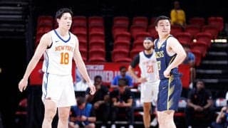 NBAサマーリーグで日本人同時出場…先発の馬場9得点、富永は3得点