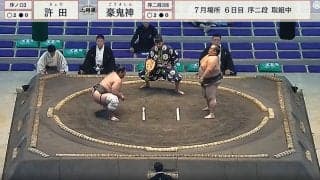 負けた力士が「なんてこった！」強すぎる序ノ口力士に「そんなに差があるのかw」驚き