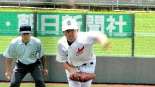 「落ち着け」先輩の声　大阪ビジネスフロンティア2年生エースが奮闘