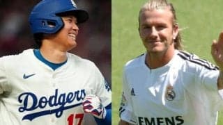 「日本ではベッカムの10倍は有名」大谷翔平を米記者が熱弁！ サッカー界の伝説と比較される“存在価値”「見るだけで圧倒される」