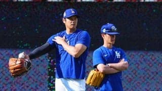 大谷翔平の前で“仁王立ち”「豪華なセキュリティ」　超新星がまさかの行動「いい子だなぁ」