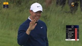 【動画】ローリー・マキロイ「69」、地元ファンの大声援を力に12位浮上