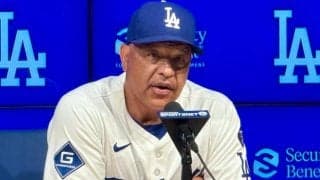 ロバーツ監督「ショウヘイは大丈夫だ」　盗塁時に送球直撃も…4連敗に“白旗”「相手が良かった」