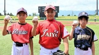 高校野球岩手大会で小学生が始球式　｢高校生になったらまたここに｣