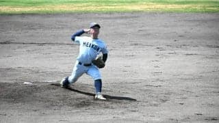 データ班は「でかい存在」　新潟明訓・田村投手が投打に活躍