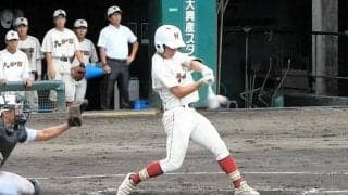 ミート力磨き「意地は見せた」　大分西の三原絢大捕手が反撃の適時打
