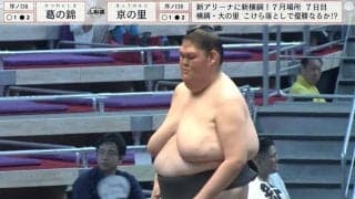 「足細くてびっくり」「極細すぎる」164キロ巨漢“美脚”力士に驚きの熱視線 「腕も足も細い」驚きの声