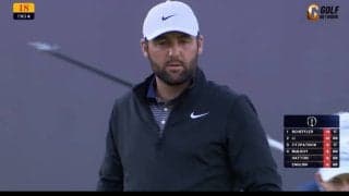 【動画】スコッティ・シェフラー、7番パー5でイーグルを奪うなど4打差つけ全英オープン初制覇に王手