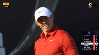 【動画】地元のローリー・マキロイは6打差4位　12番パー5で約17mのイーグルパットを決めるなど「66」を叩き出す