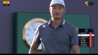 【動画】リ・ハオトンは4打差2位　中国男子初のメジャー優勝＆アジア勢初の全英制覇をかけ最終日へ