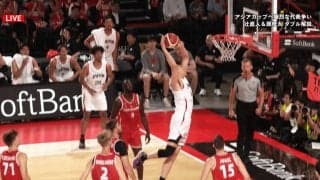 嘘だろ…？ 日本代表208cmセンターがまさかの“ダンク失敗”→解説＆ファン大絶叫！「両手か片手か迷ったか」「積極性は良い」狩野富成が“リアル桜木花道”に？