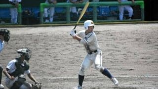 箕島・宮本翼選手が公式戦初本塁打　勝利に貢献 「やるしかない」