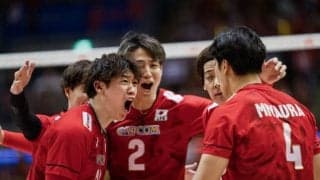 【バレー】男子日本代表、アメリカにストレート勝利。予選ラウンド最終戦でファイナルラウンド進出が決まる。髙橋藍が両チーム最多の18得点　VNL