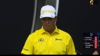 【動画】松山英樹は16位　2番では難しいアプローチを寄せてバーディを奪うなど“ヒデキチャージ”発動で「66」