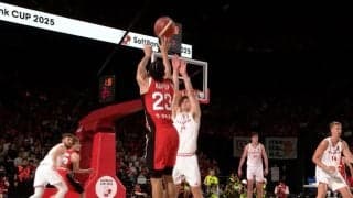 河村勇輝や富樫勇樹のお株を奪う？ 新星PGが“ステップバック・ディープスリー”を炸裂！「めっちゃ綺麗」「最高！」ハーパージュニアのタフショットが話題【バスケ男子代表】