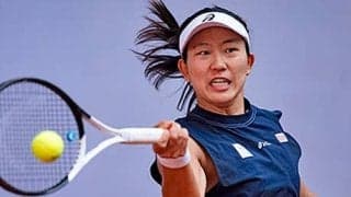  内島萌夏 19歳に屈し初戦敗退 