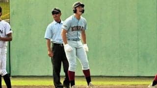 誰よりもバットを振って　代打で貢献する近大付・谷村虎太郎選手