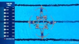 これぞ王者の貫禄！世界水泳・AS中国代表の“判定即決”演技が圧巻！4連覇引き寄せた「引力」に解説者も唖然