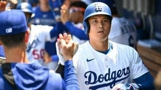 「二刀流」大谷翔平、3試合連続の35号2ラン　投げては3回1失点