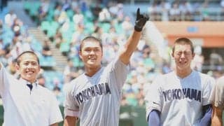 横浜・阿部葉太が起死回生のサヨナラ打！「こういう所で打席が回ってくるんだなと」主将の一打に選手達は感涙【神奈川】