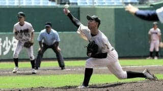 延岡学園の153キロ右腕、初回から全開　僅差の敗戦も成長見せた