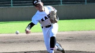 けがで投手に転向してエースに　海星・森部投手は打たれても悔いなし