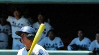 「束になって戦う」昨夏の代表校相手に会心打　山口県鴻城・野崎選手