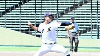 主将の働き存分に見せた　多治見工・成木投手「楽しく野球できた」