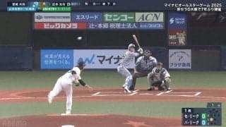 打ちづらい…？宮城大弥、“超遅”80キロ台のスローカーブ連発で話題「オールスターらしいw」「でたw」強打者たちを翻弄した瞬間