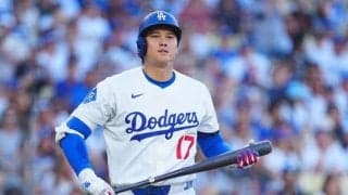 HR打った大谷の「左腕に何かついてる」　黒い物体にファン驚き「前代未聞すぎる」