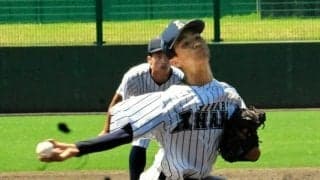 受け継いだ背番号1、最後の夏「やりきった」　阿南光の大坂将太投手
