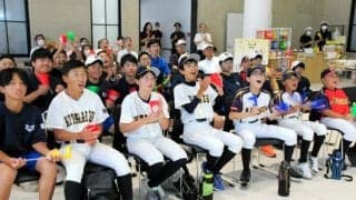 会津北嶺に市役所でも声援　メガホン配布　高校野球福島大会決勝