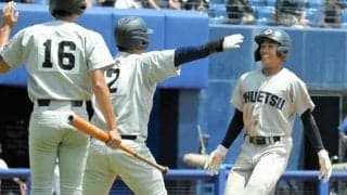 決勝で決めた高校初の本塁打　中越・平沢選手「甲子園でも引っ張る」