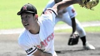 精密シンカー、鶴岡東打線を翻弄　日大山形の小林投手「裏かいた」