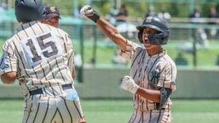 大きく振り抜き決勝点「明日の試合が楽しみ」東大阪大柏原・藤原選手